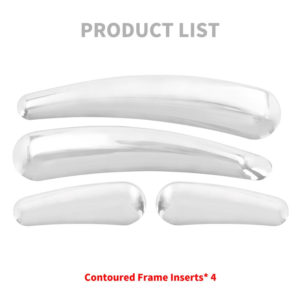 Мотоциклетный хромированный 3D изогнутый маятниковый рычаг рама вставка крышка 4шт для Harley Softail Heritage Deluxe Fat Boy Slim FLSTF FLSTN 08-2017