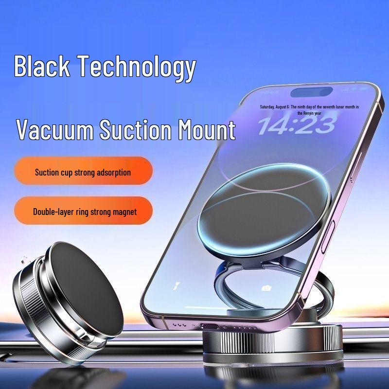 2025 Magnetic Car Phone Holder with Suction Cup and Desktop Stand