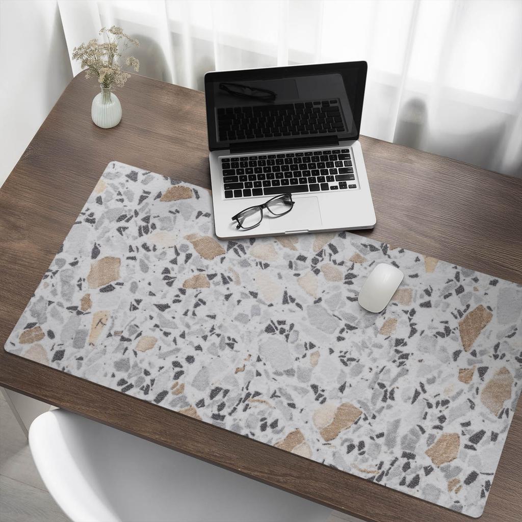 Anti-slip Gaming Mouse Pad, Stone Mosaic, 120x60 cm