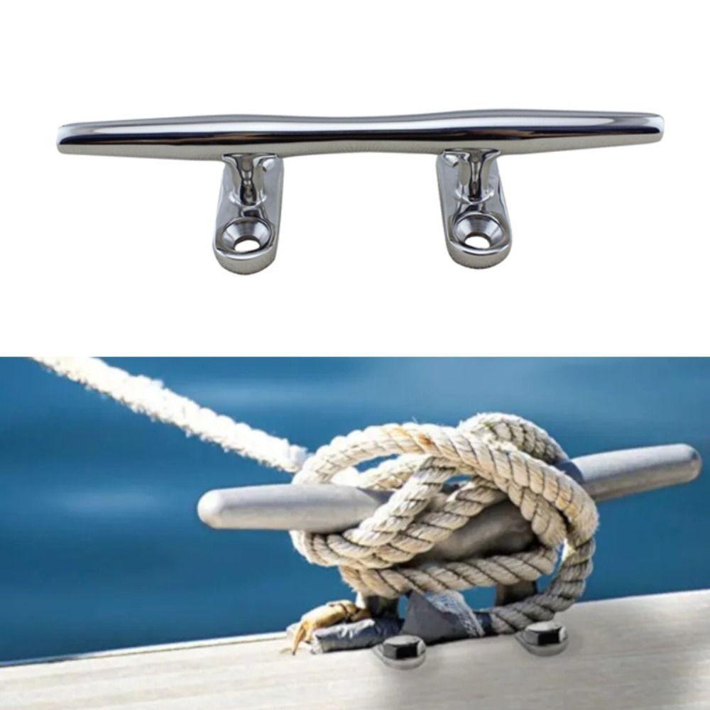316 Stainless Steel Boat Dock Cleat 4/5/6/8/10/12 Inch Boat Grab Handle Hardware  Yacht