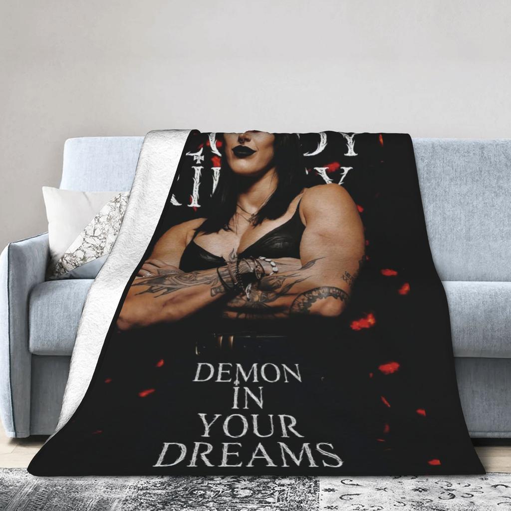 Теплое Мягкое ОдеялоДетское Одеяло для Путешествий на Самолете Rhea Ripley Мультяшное Искусство Плед Фланелевое Покрывало для Спальни Пушистое Покрывало для Дивана-Кровати