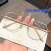 Unisex Fashion Glasses Women Trendy Round Anti Blue Light Eyeglasses Men Ultralight Computer Eyewear