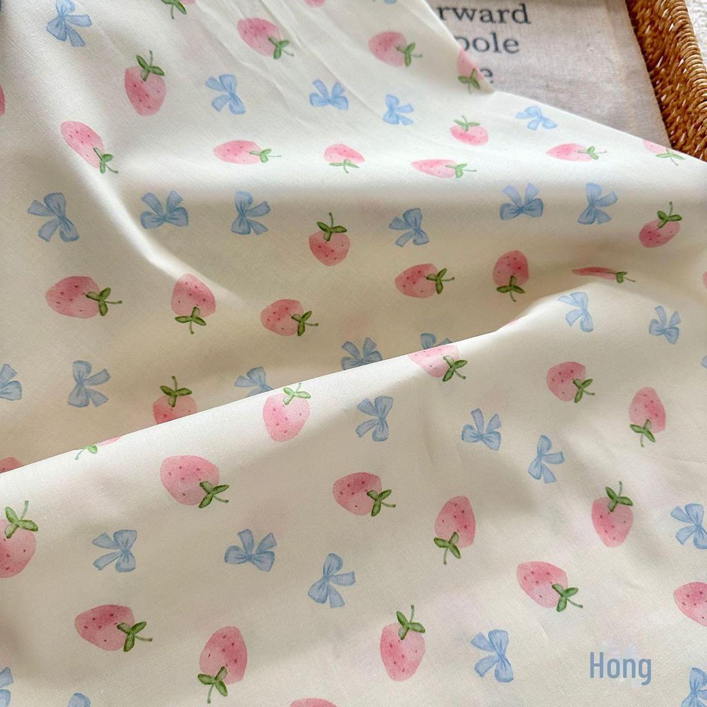 Цифровая печать 100% хлопок корейская мультяшная цветочная ткань для женской, детской и взрослой одежды