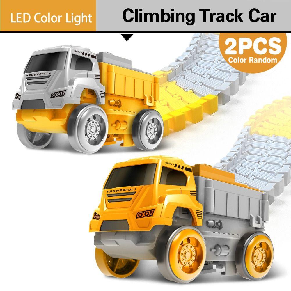 Puzzle Toys Electric Track Toy Climbing Track Kids Car Engineering Birthday Gift