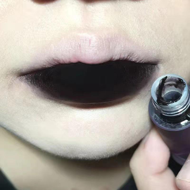 KEKEMOOD Матовая бархатная помада-глазурь для губ цвета «Кровь голубя» - Персиковое сердце, Нелипкая, Стильная для студентов