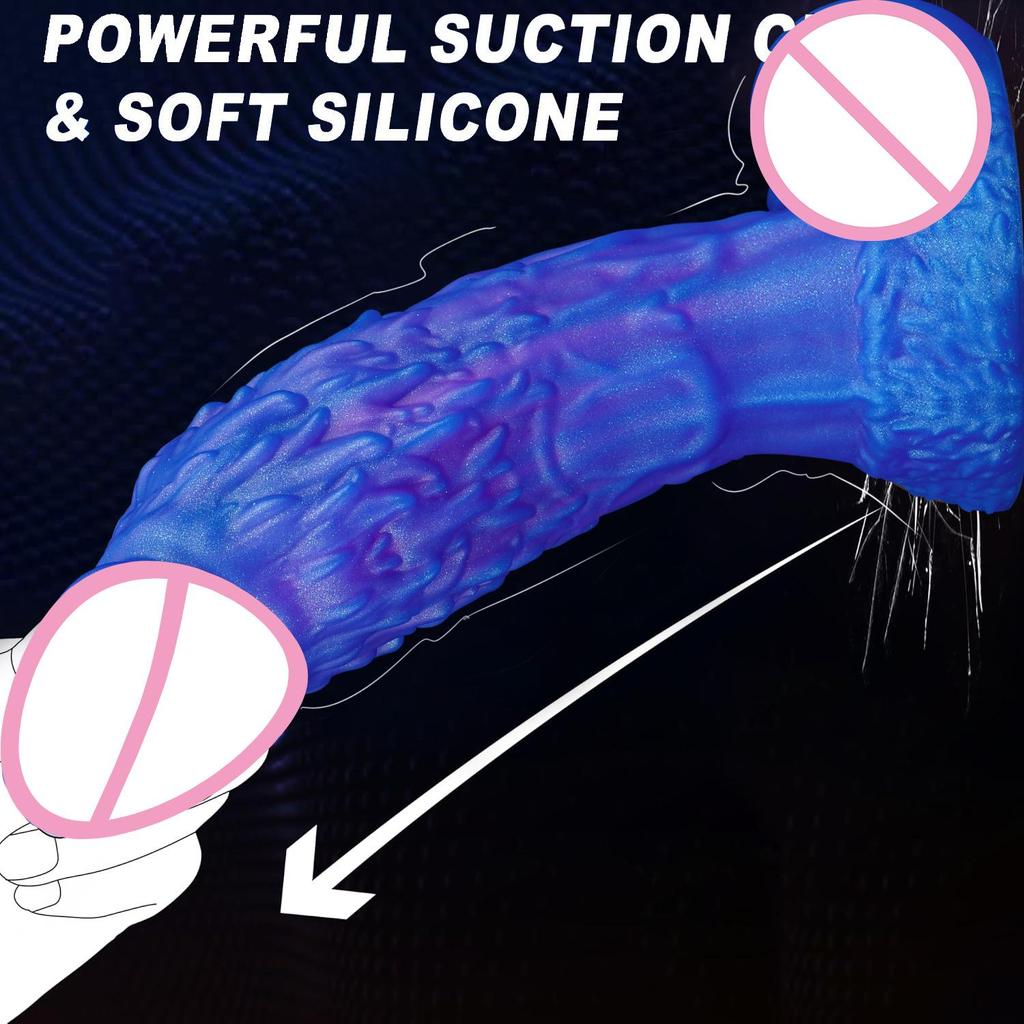 Реалистичный Силиконовый Пенис Волка Собачий Член Анальная Пробка Мастурбатор
