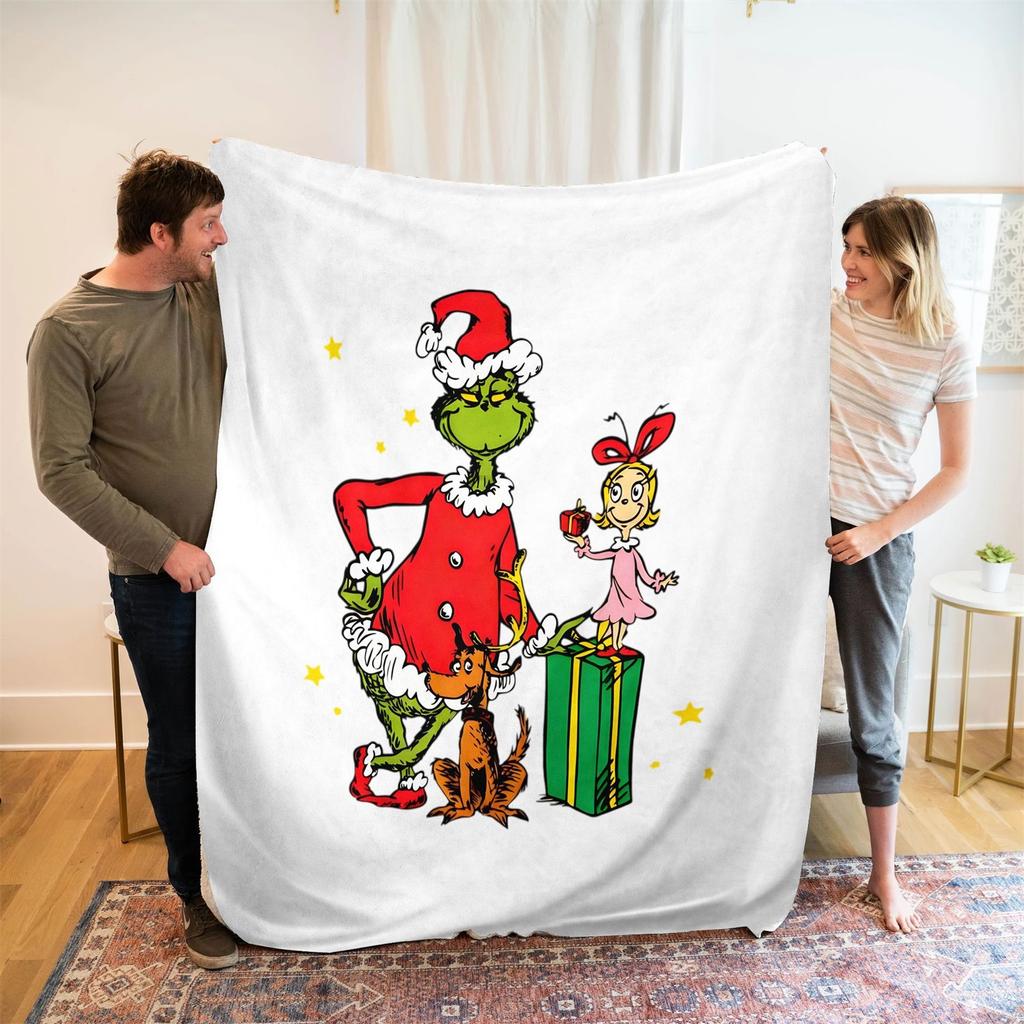 150x200cm Flannel Blanket Christmas Blanket Personalized Blanket Digital Print Blanket