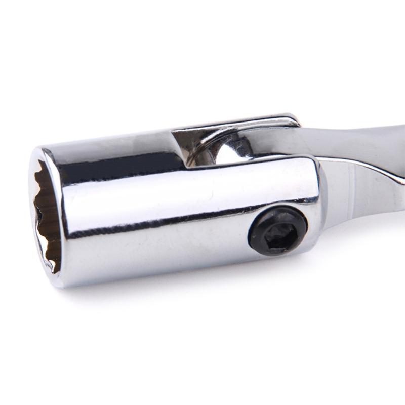 Metric Double Ended 12 Point Swivel Head Wrench Compact Reliable Tool for DIY Projects Repairs Automotive Maintenance 3x