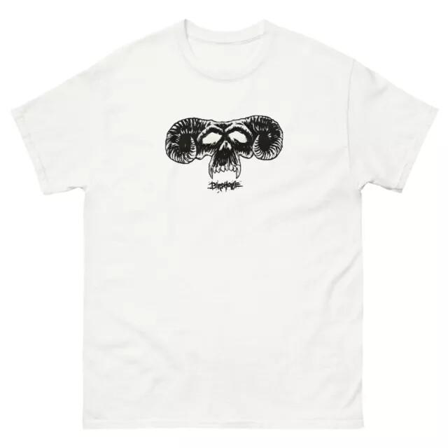 Birdhouse skateboards devil goat black and white skateboarding t shirt design Unisex T-Shirt