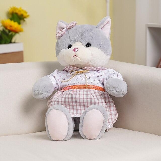 1 шт. 32/52 см Kawaii пара кошек с тканью плюшевые игрушки чучела кошек подушки куклы милые игрушки для детей детские подарки на день рождения