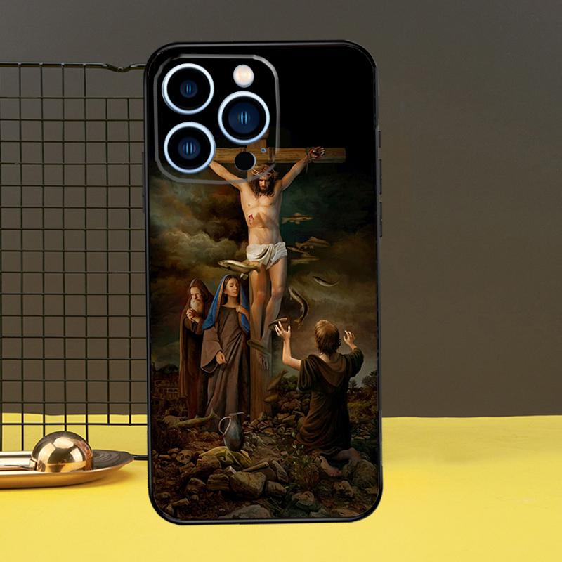 Христианский чехол для телефона с Иисусом для iPhone 11 12 13 14 16 15 Pro Max Mini 7 8 Plus X XR XS Max
