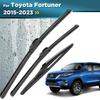 For Toyota Fortuner 2015-2023 2016 2017 2018 2019 Wiper Front&Rear Wiper Blades Windshield Windscreen Window Brushes 22"+16"+12