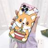 Милый чехол для телефона Corgi для iPhone 8, 7, 6, 6S Plus X SE 2020, XR, XS, 14, 11, 12, 13, Mini Pro Max, чехол для мобильного телефона