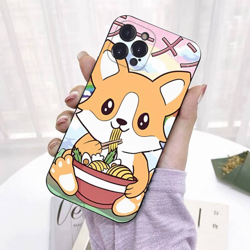 Милый чехол для телефона Corgi для iPhone 8, 7, 6, 6S Plus X SE 2020, XR, XS, 14, 11, 12, 13, Mini Pro Max, чехол для мобильного телефона