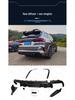 Комплект обвеса из углеродного волокна для BMW X5M F95: Передний сплиттер-губа, Задняя губа, Пороги, Ветровики, Заднее антикрыло со световыми элементами.
