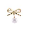Anti-exposure Jewelry Fashion Brooch Temperament Korean Style Corsage High-end Alloy Pin Rhinestone Pearl Fixed Accessories
