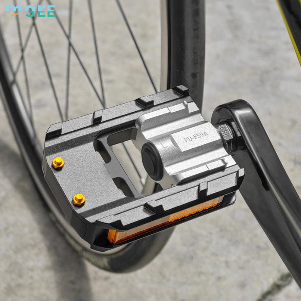 SeeMore Aluminum Bicycle Pedal Easy Push Like Dahon Folding Bike Pedal Road Bicycles Ultralight Mountain Bike Foldable Pedals