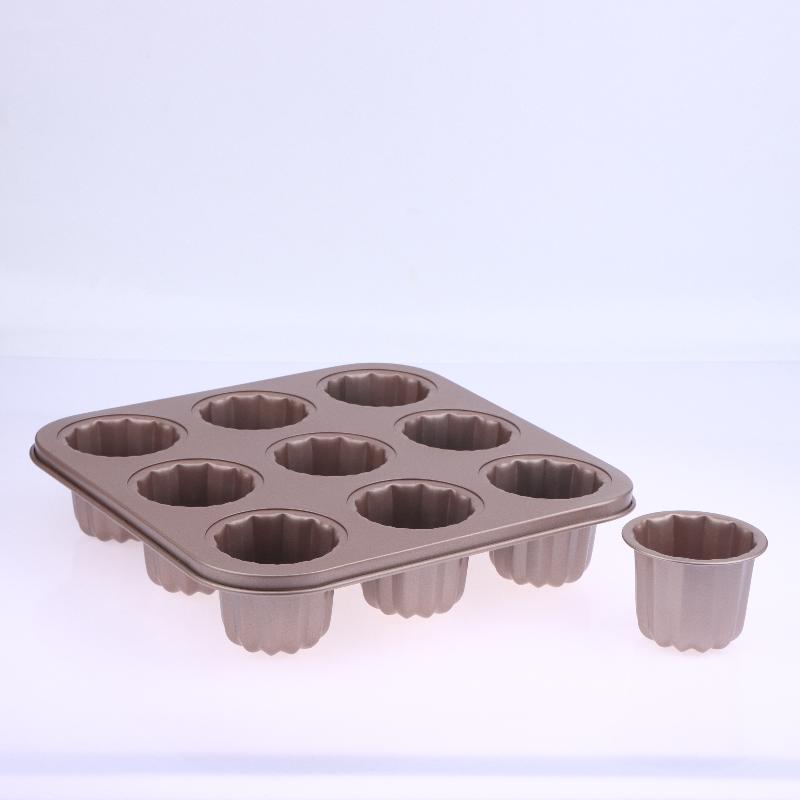 1/4/6/9 Отверстий Форма с Антипригарным Покрытием Форма для Торта Маленькая Форма для Маффинов Форма для Кексов из Углеродистой Стали Форма для Выпечки Кондитерская Форма Мини-Подставка для Кексов