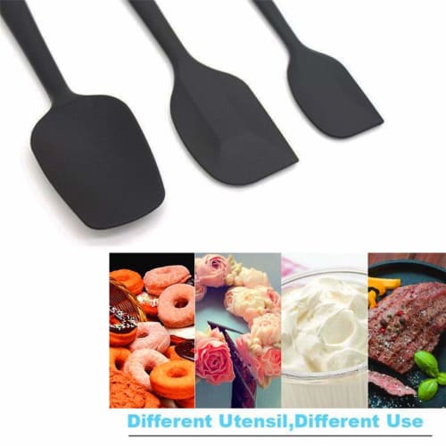 Alioay Silicone Spatula, Heat-Resistant, Rubber Spatula, Baking Tools, Kitchen Tools, Cooking Utensils, Spatula, Silicone Spatula for Cooking, Set of