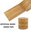 1 шт. Самоклеящаяся заплатка с текстурой дерева, лента с текстурой дерева для пола и мебели, стола, стула, сделай сам, плинтус, дверь, окно