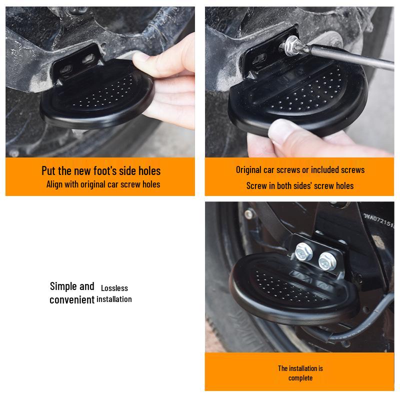 Крышка педали задней подножки для электровелосипедов - Подходит для моделей Yadea, Aima, Xiaodao, Tailing