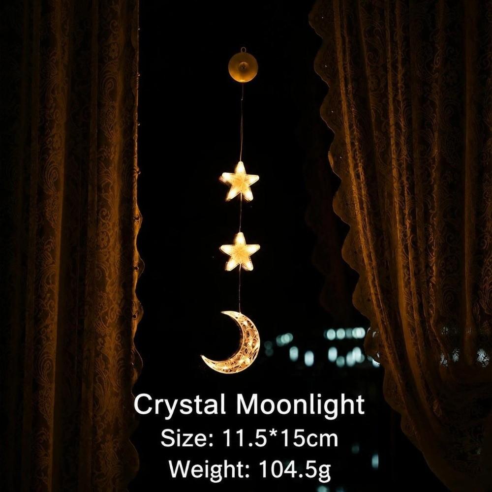 Acrylic Christmas Hanging Light Suction Cup Mount Christmas Window Lights Home Decor