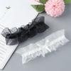 1pcs Elastic Bride Bowknot Lace Sexy Fashion Thigh Ring Leg Ring Bridal Leg Garter Garter