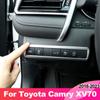 Для Toyota Camry 70 XV70 2018 2022 2023 гибридный автомобиль Кнопка регулировки фар Накладка Аксессуары для интерьера