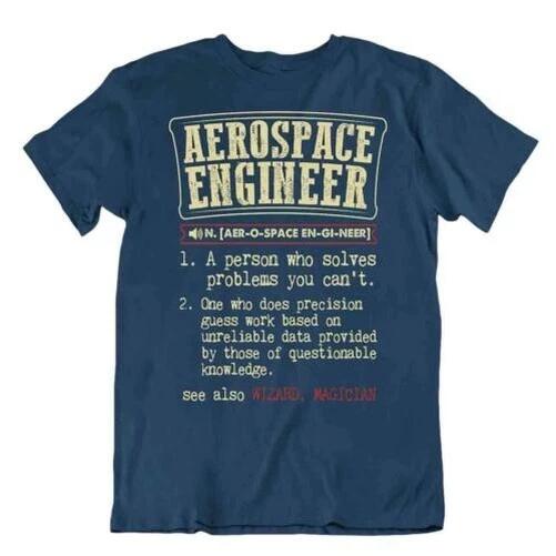 Arospace Engineer Physical Science T-Shirt Funny T-Shirt Unisex Cotton