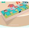 Wooden Kids Clothes Drying Dress-Up Puzzle Jigsaw Montessori Games Toys Thinking Games Educational Matching Sorting Toys Gifts