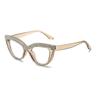 Trendy Diamond Encrusted Reading Glasses Vintage Luxury Cat Eye Anti Blue Light Reading Glasses Computer Protection Glasses