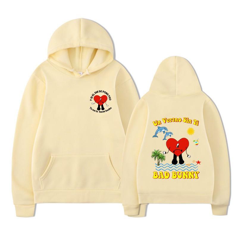 Bad Bunny Un Verano Sin Ti Hoodie Men Women Casual Graphic Sweatshirt
