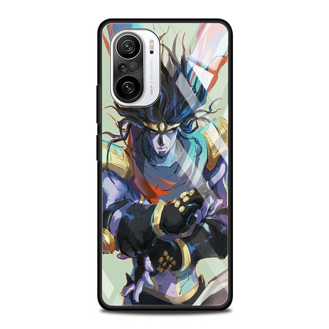 Чехол из закаленного стекла для Xiaomi Redmi Note 10 Pro Max 9 9s 7 8t 8 K40 K30 Pro Plus 9t 9c 8a 9a, чехол для телефона Jojo Bizarre Aventure