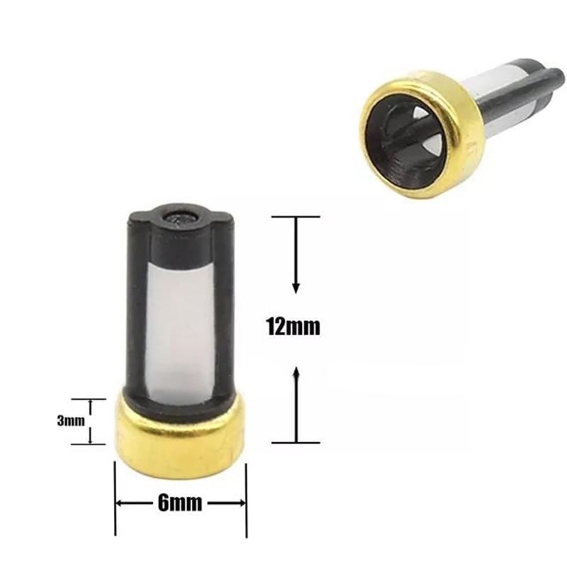 500/1000 шт. Для инжектора Bosch 12*6*3 мм универсальный топливный инжектор микрофильтр запасные части аксессуары ASNU03C 1100