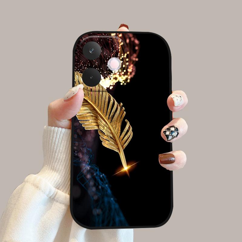 Для Oppo A5 Pro 5G Мягкий чехол Цветы Модный Силиконовый TPU Бампер Чехол для телефона Для Oppo A 5 Pro 5G Милые Защитные Fundas Чехлы
