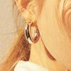 Hei CHUBBY VOLUME HOOP EARRING