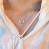 Модное женское ожерелье с крыльями ангела и кристаллом циркона, женское модное ювелирное изделие, подарок