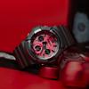 Casio Серия G-SHOCK Модный Контраст Цветов Уличный Классика Стрелки Три Окошка Двойной Дисплей Спортивные Водонепроницаемые Кварцевый Механизм Смола GAS-100AR-1A