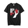 Футболка с принтом GREEN DAY American Idiot Американская панк-группа Модный круглый вырез с коротким рукавом Топ для мужчин Повседневная свободная футболка