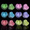 6-30mm Heart Shape Ear Tunnels Plugs Acrylic Ear Stretchers Expander Gauges for Ears Body Piercing Jewelry