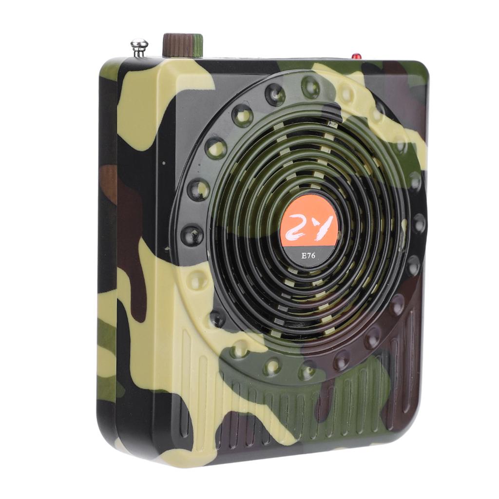 Camouflage Remote Control Outdoor Hunting Decoy Bird Caller Sound Speaker Voice Amplifier