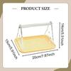Tabletop Bird Perch Portable Desktop Parrot Training Perch Cage Accessories for Macaw Finch Parakeet Pet Supplies