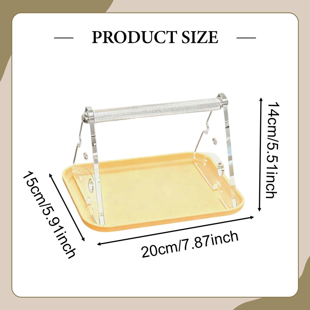 Tabletop Bird Perch Portable Desktop Parrot Training Perch Cage Accessories for Macaw Finch Parakeet Pet Supplies