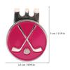 Removable Golf Ball Marker Magnetic Golf Cap Clips Portable Golf Hat Clip  For Golfers