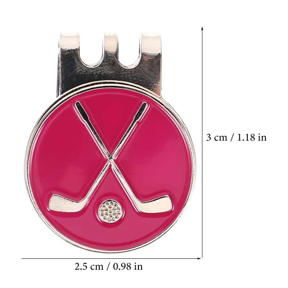 Removable Golf Ball Marker Magnetic Golf Cap Clips Portable Golf Hat Clip For Golfers