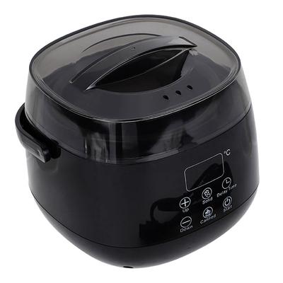 Регулируемый контроль температуры для домашнего нагревателя воска, ручная машина для нагрева воска, черный цвет