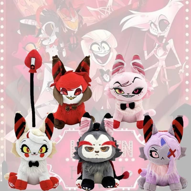 Adorable Meow Hazbin Hotel Plush Toy Soft Short Plush Stuffed Animal