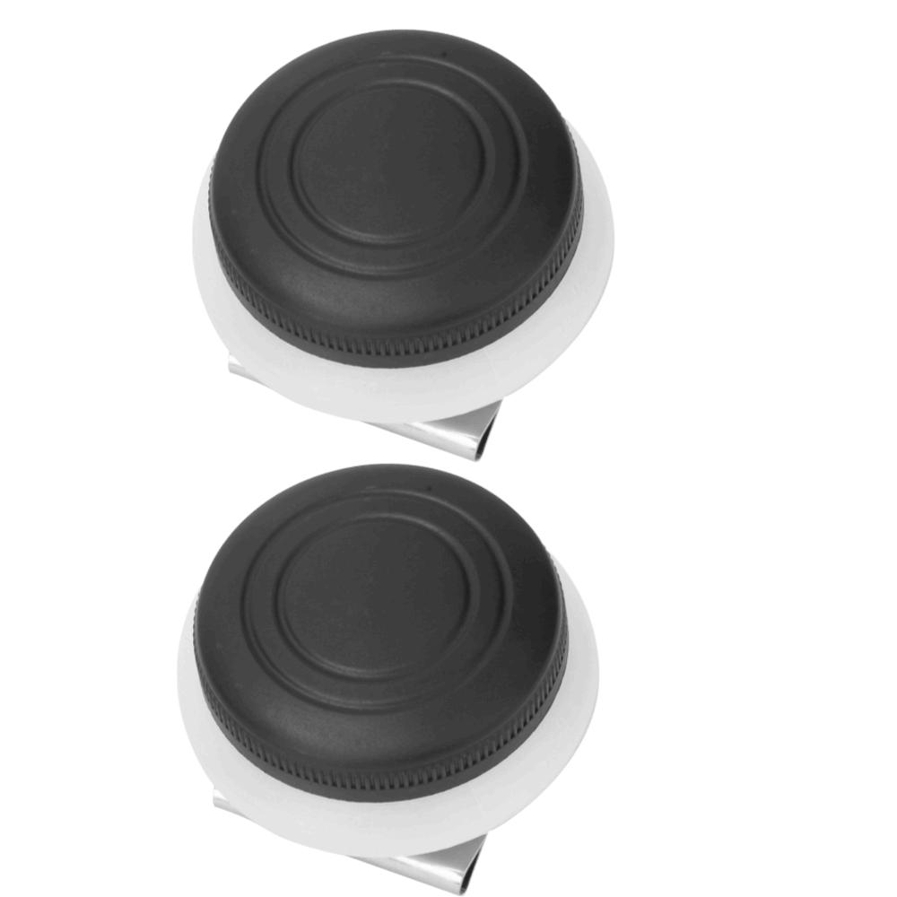 2pcs Large Mouth Stainless Steel Palette Cup With Lid Paint Cleaning Container For Drawing