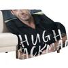 Плед-покрывало Threean Show Hugh The Man The Music The World Tour из искусственного меха, мягкий и теплый, для кровати