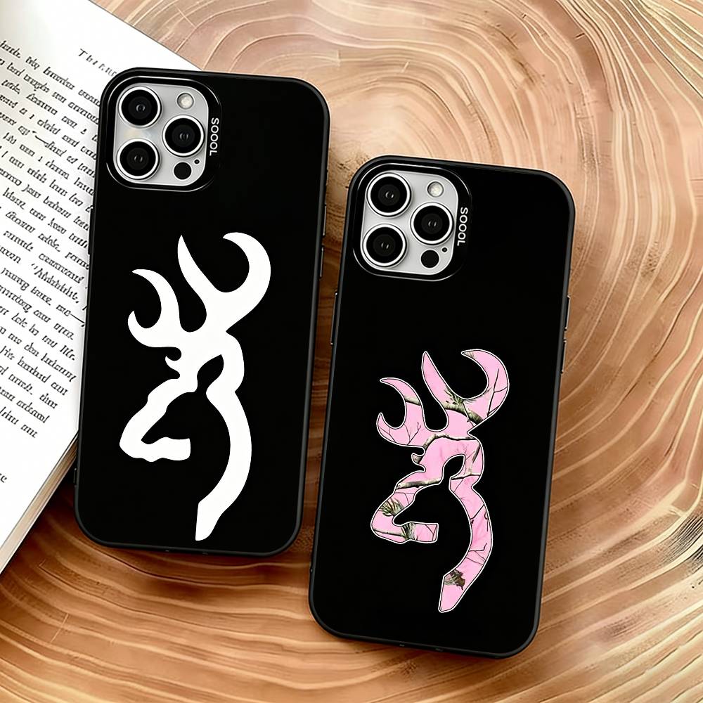 Камуфляжный чехол для телефона с рисунком охоты на оленей для iPhone 17,16,15,14,13,12,11 Plus,Pro Max,XS,Разноцветный Серебристо-Черный Чехол